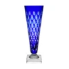Ballon D'Or Blue Vase 10.8 In
