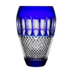 Waterford Colleen 60th Blue Vase 8.1 In
