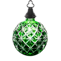 Waterford Annual Ornament ‘2014’ Green Bauble 2.9 In