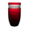 John Rocha At Waterford Red Cut Vase 11.8 In