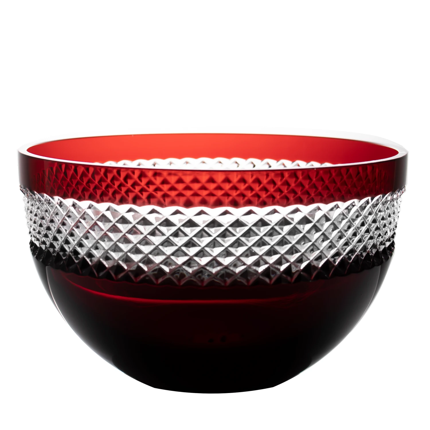John Rocha At Waterford Red Cut Bowl 9.8 In 1 John Rocha At Waterford Red Cut Bowl 9.8 In