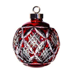 Waterford Annual Ornament ‘2015’ Ruby Red Bauble 2.9 In