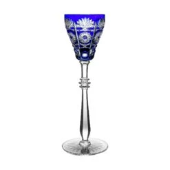 Fabergé Czar Bellagio Blue Large Wine Glass 10.4in