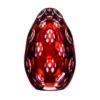Bliss Ruby Red Egg Paperweight 3.9 In