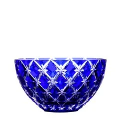 Stars Blue Small Bowl 4.3 In