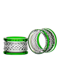 Fabergé Xenia Green Napkin Ring Set Of 2