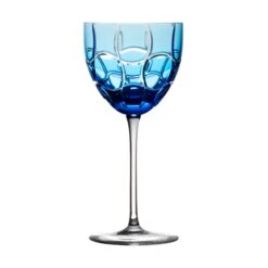 Zoe Light Blue Water Goblet