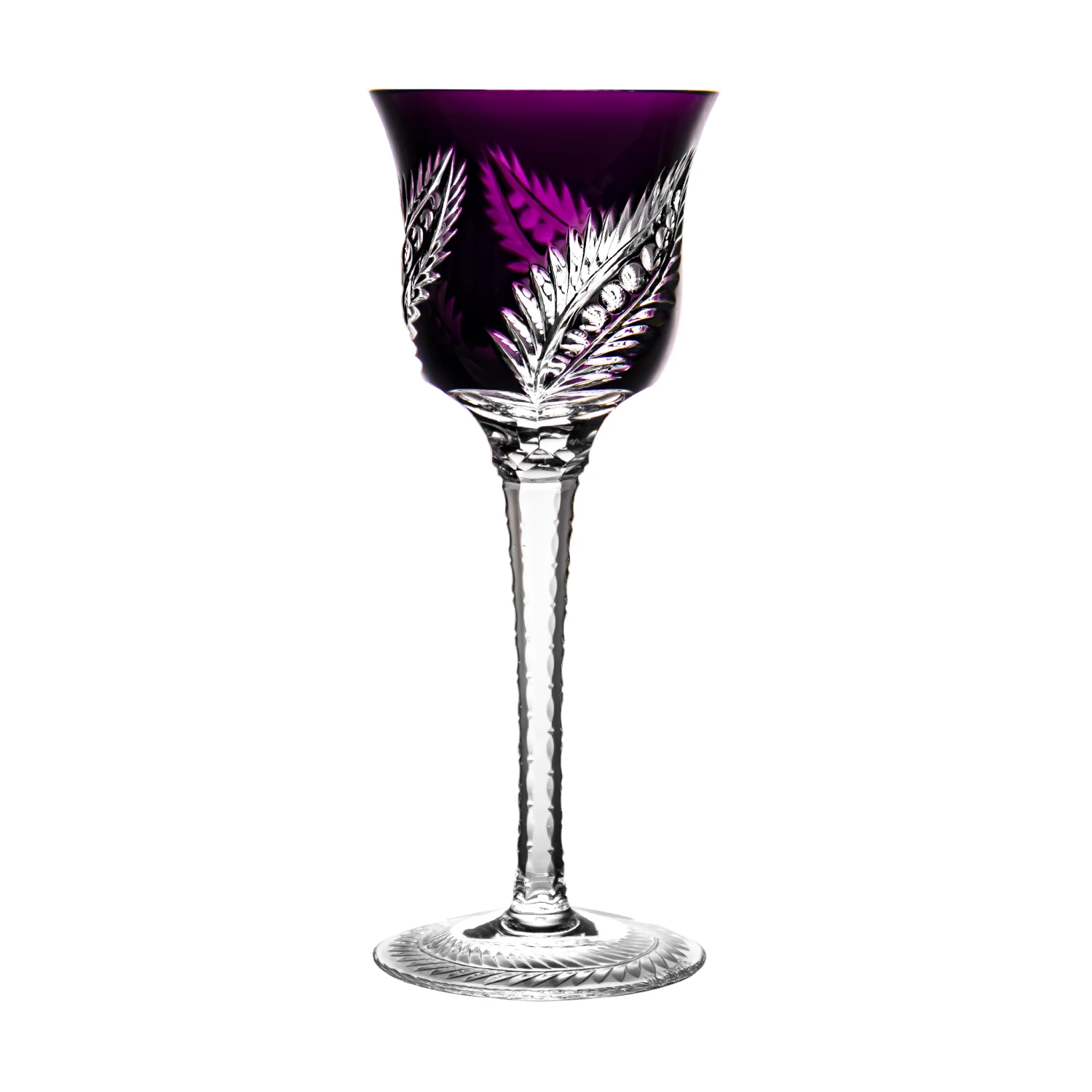 Fabergé Plume Purple Large Wine Glass 1 Fabergé Plume Purple Large Wine Glass