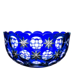 Metropolitan Museum Moon And Stars Blue Bowl 8.8 In