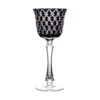 Stars Black Large Wine Glass