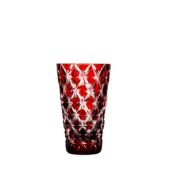Stars Ruby Red Shot Glass