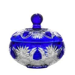 Fabergé Czar Imperial Blue Candy Box 4.7 In