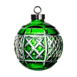 Waterford Annual Ornament ‘2018’ Green Bauble 2.9 In