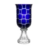Zoe Blue Vase 11.8 In