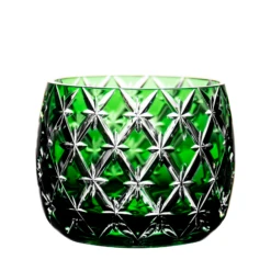 Stars Green Votive 3.5 In