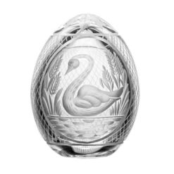 Fabergé Swan Petite Egg Paperweight 2.4 In