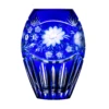 Carla Blue Oval Vase 8.2 In