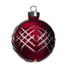 Carol Ruby Red Ball Ornament 2.9 In