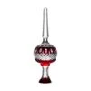 Waterford Clarendon Ruby Red Tree Top Ornament 10.4 In