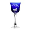Butterfly Blue Water Goblet