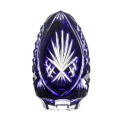 Excitement Blue Egg Paperweight 5.1 In