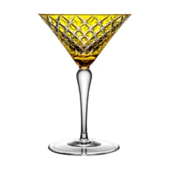 Stars Golden Martini Glass
