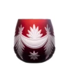 Winter Wonderland Frosted Ruby Red Votive 3.3 In
