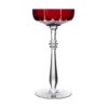 Castille Ruby Red Champagne Coupe 1st Edition