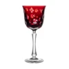 Fabergé Bubbles Ruby Red Water Goblet