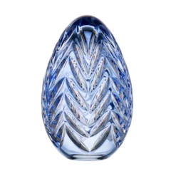 Hope Light Blue Egg Paperweight 4.1 In