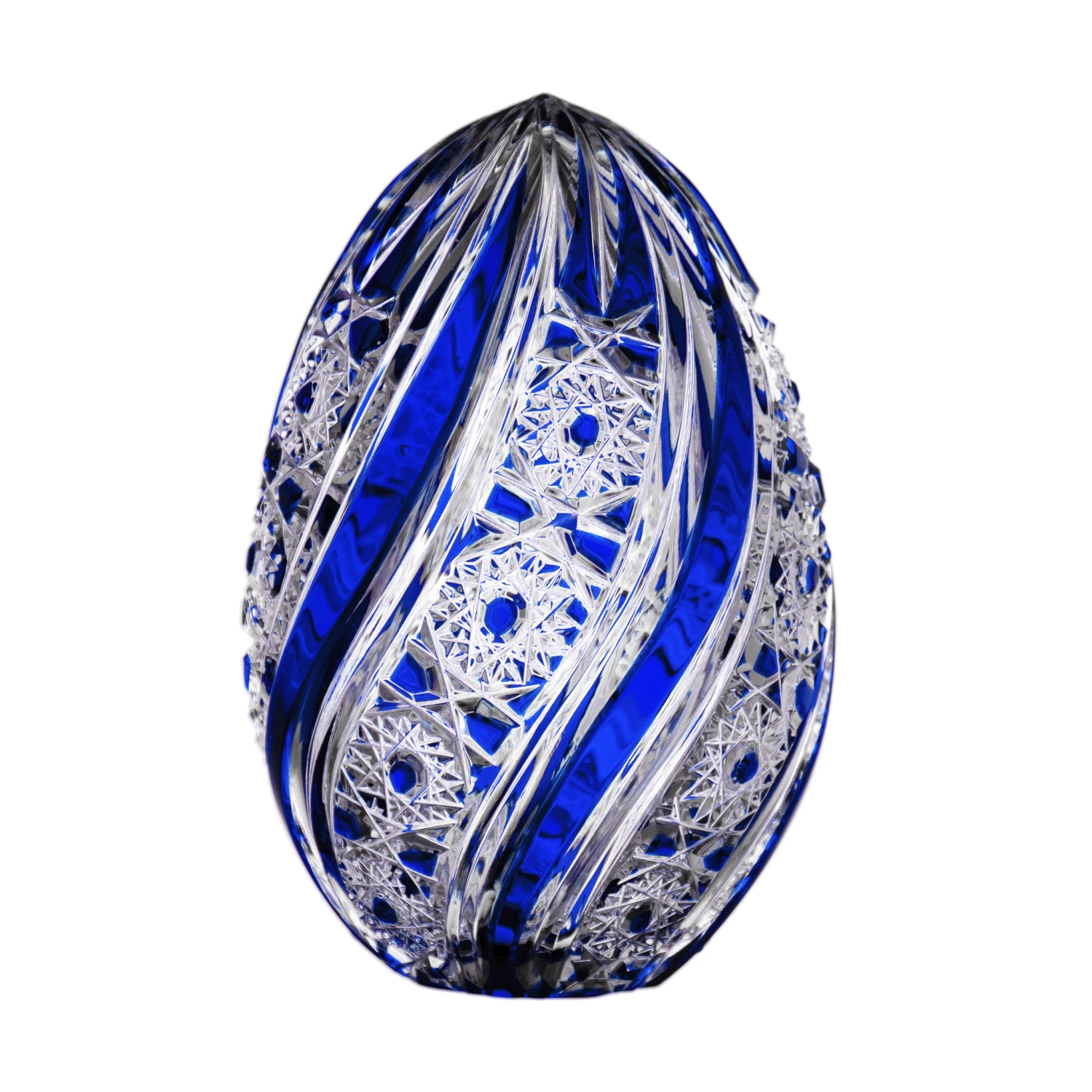 Fabergé Czar Bellagio Blue Egg Paperweight 5.9 In 1 Fabergé Czar Bellagio Blue Egg Paperweight 5.9 In