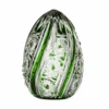 Fabergé Czar Bellagio Green Egg Paperweight 4.7 In