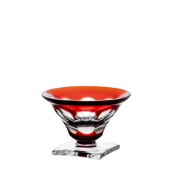 Fabergé Lausanne Ruby Red Salt Dish 2.8 In