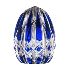 Passion Blue Egg Paperweight 3 In