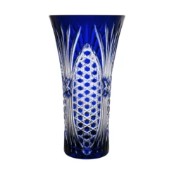 Estee Blue Vase 11.8 In