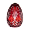 Inspiration Golden Red Egg Paperweight 4.7 In