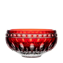 Waterford Clarendon Ruby Red Bowl 7.1 In