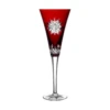 Waterford Snowflake Wishes ‘2011 Joy’ Ruby Red Champagne Flute