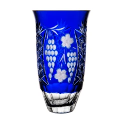 Marsala Blue Vase 9.8 In