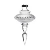 Frosty Christmas Spire Ornament 4.7 In