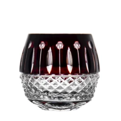 Fabergé Xenia Dark Ruby Red Votive 3.3 In