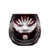 Winter Wonderland Dark Ruby Red Votive 3.3 In