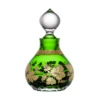 Othello Green Perfume Bottle With Gold Accent 6.8 Oz