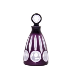 Double Cased Purple - White Perfume Bottle 3 Oz