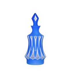 Double Cased Light Blue - White Perfume Bottle 3 Oz