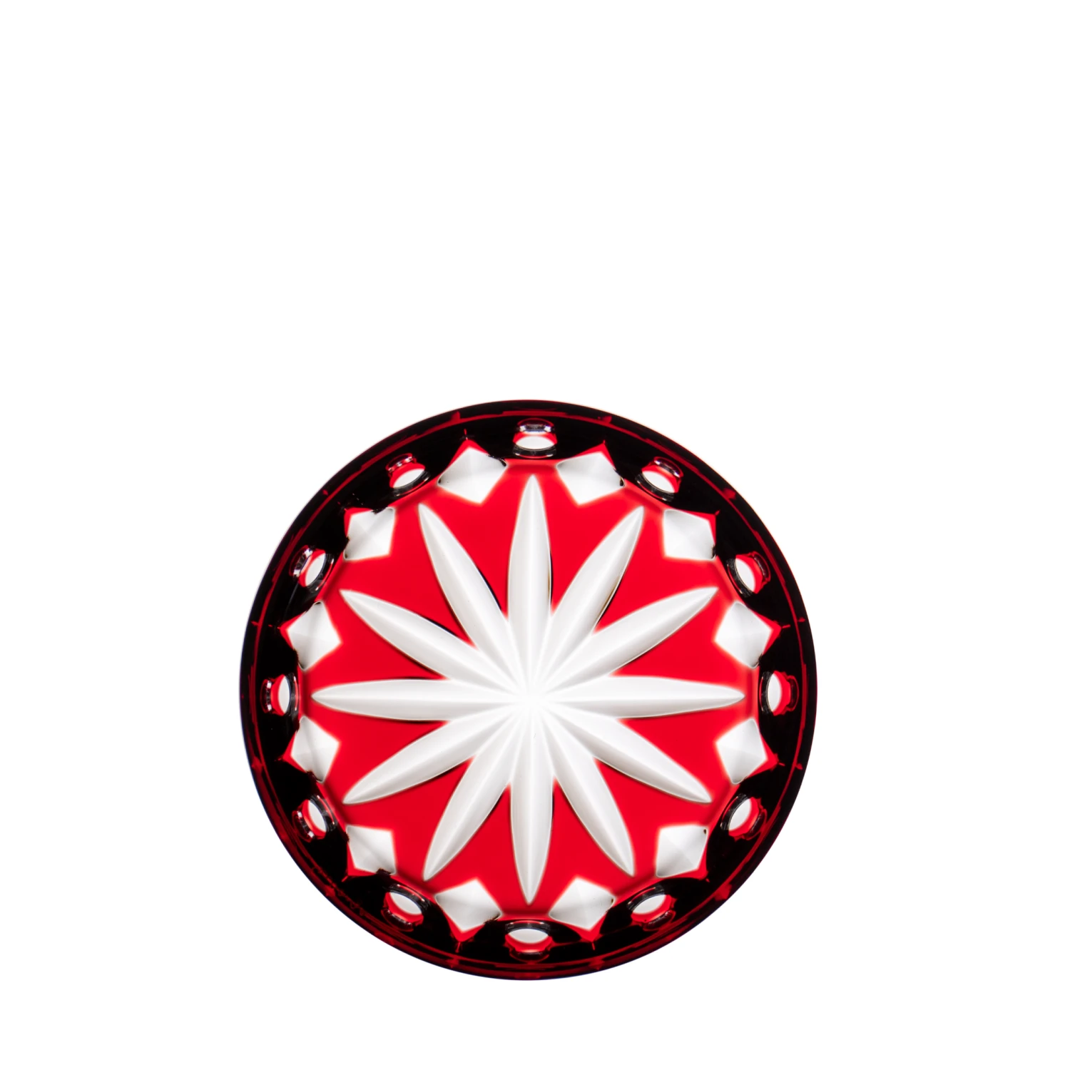 Fabergé Salute Ruby Red Coaster 3.5 In 1 Fabergé Salute Ruby Red Coaster 3.5 In
