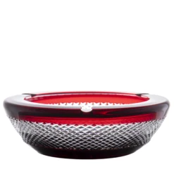 Diamant Ruby Red Ashtray 7.9 In