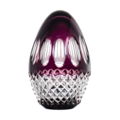 Colleen Encore Purple Egg Paperweight 3.9 In