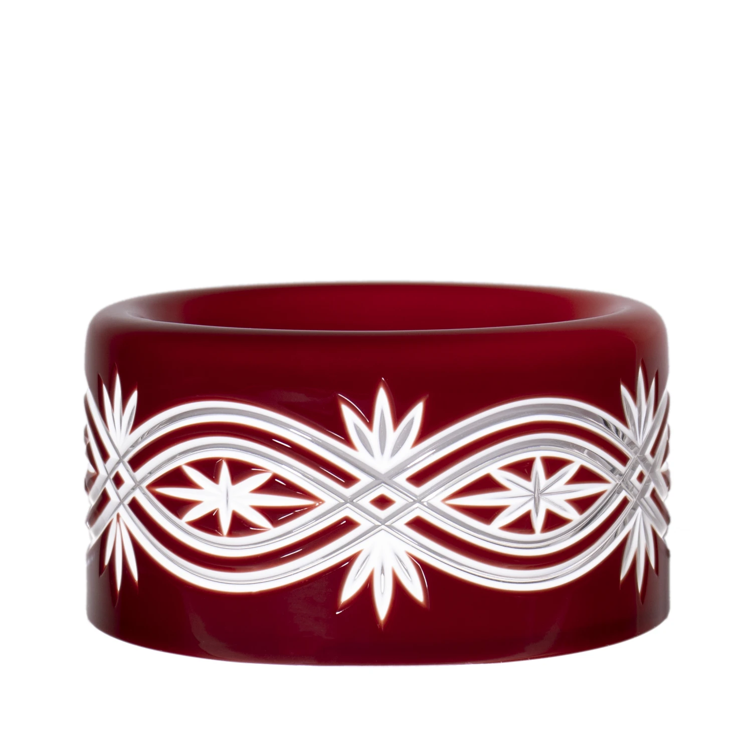 Avery Double Cased Ruby Red Bowl 5.9 In 1 Avery Double Cased Ruby Red Bowl 5.9 In