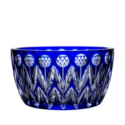 Fabergé Tulip Blue Bowl 9.8 In